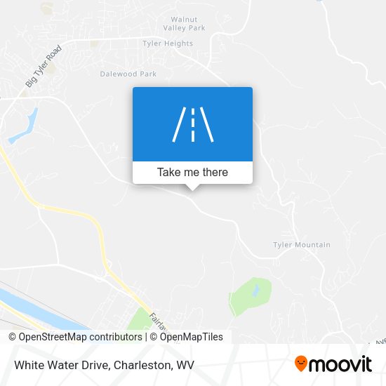 White Water Drive map