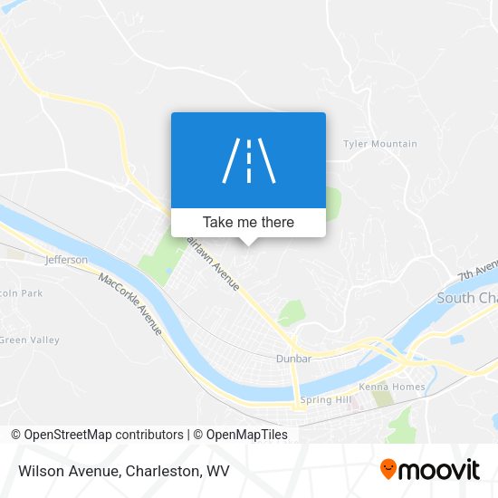 Mapa de Wilson Avenue