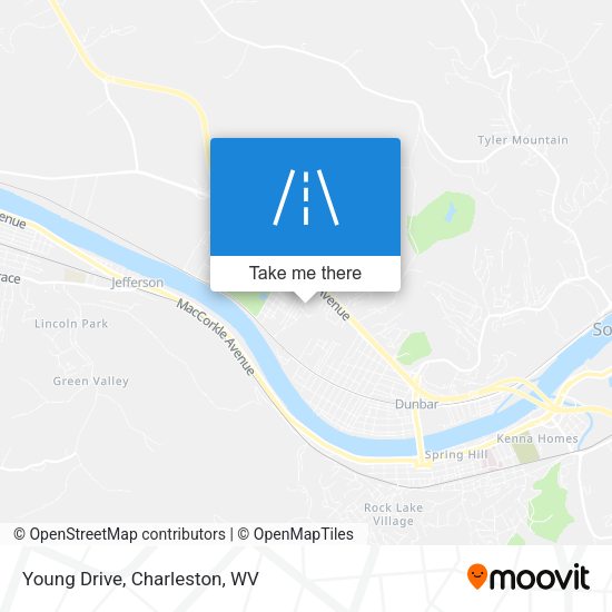 Mapa de Young Drive
