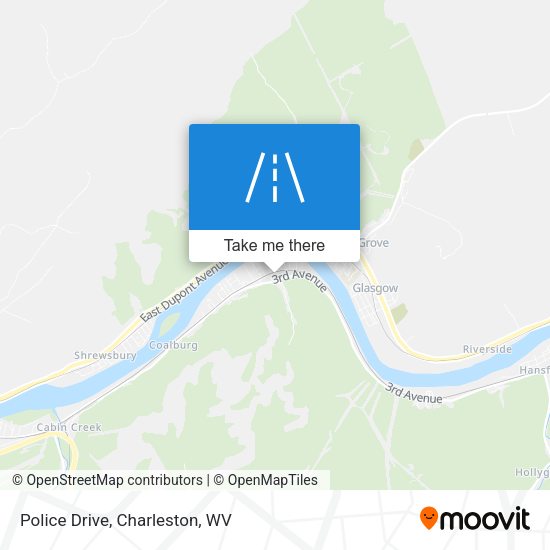 Police Drive map