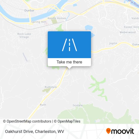 Oakhurst Drive map