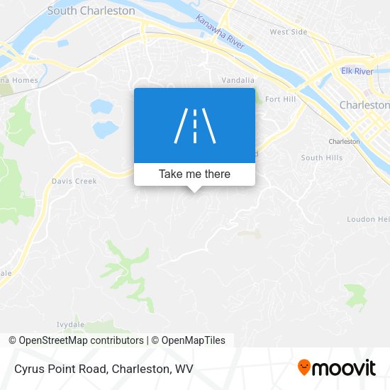 Mapa de Cyrus Point Road