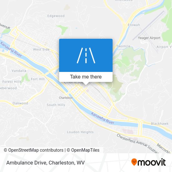 Ambulance Drive map