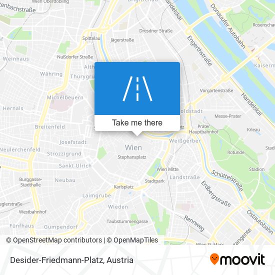 Desider-Friedmann-Platz map