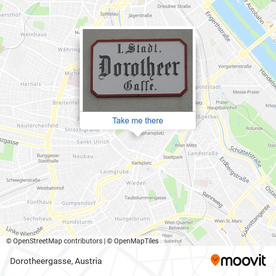 Dorotheergasse map