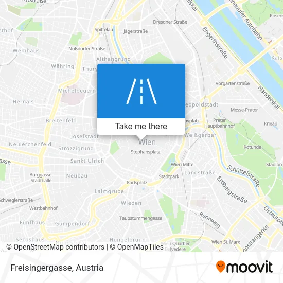 Freisingergasse map