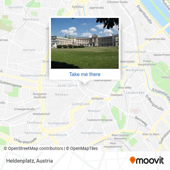 Heldenplatz map