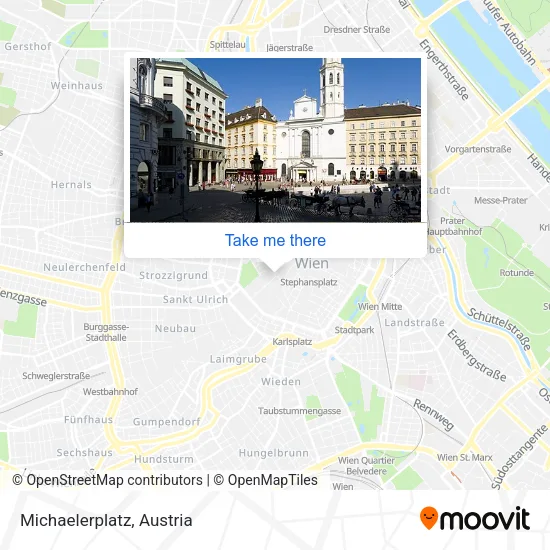 Michaelerplatz map