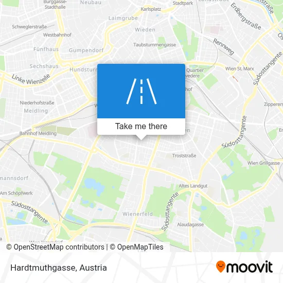 Hardtmuthgasse map