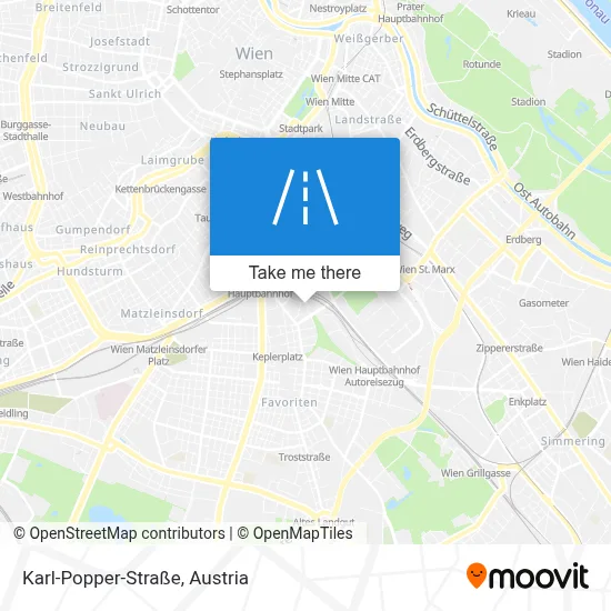 Karl-Popper-Straße map