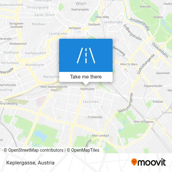 Keplergasse map