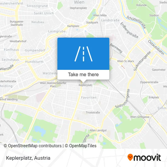 Keplerplatz map
