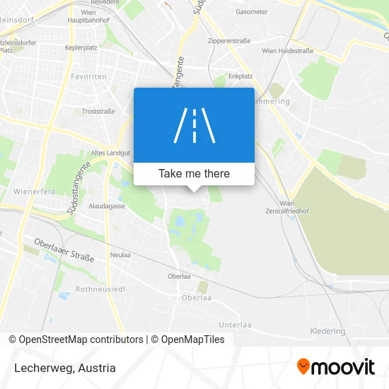 Lecherweg map