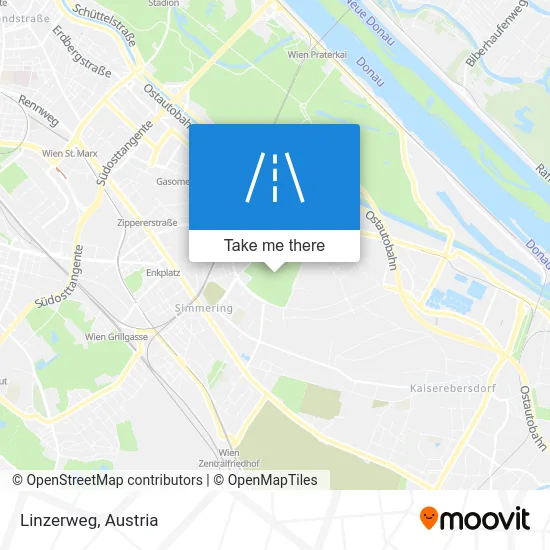 Linzerweg map