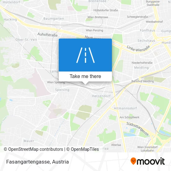 Fasangartengasse map