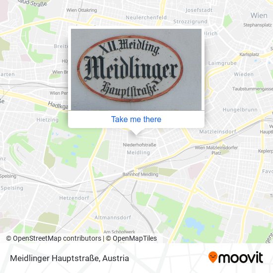 Meidlinger Hauptstraße map
