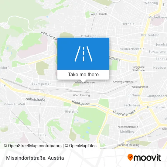 Missindorfstraße map