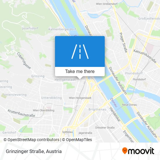 Grinzinger Straße map