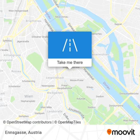 Ennsgasse map