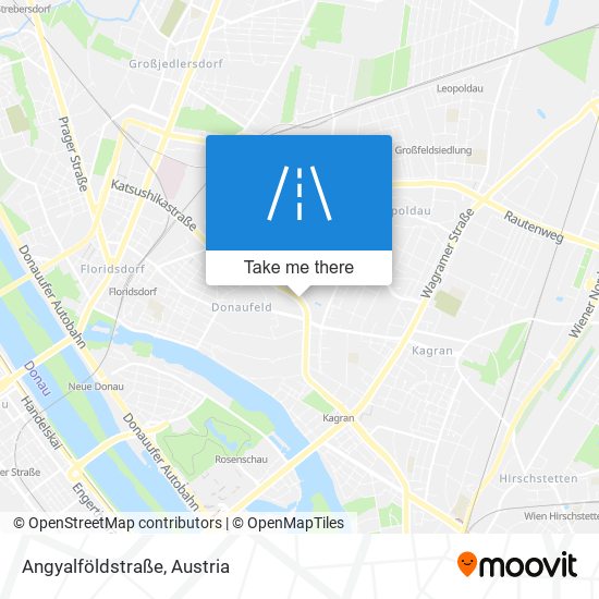Angyalföldstraße map