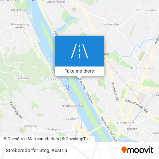 Strebersdorfer Steg map