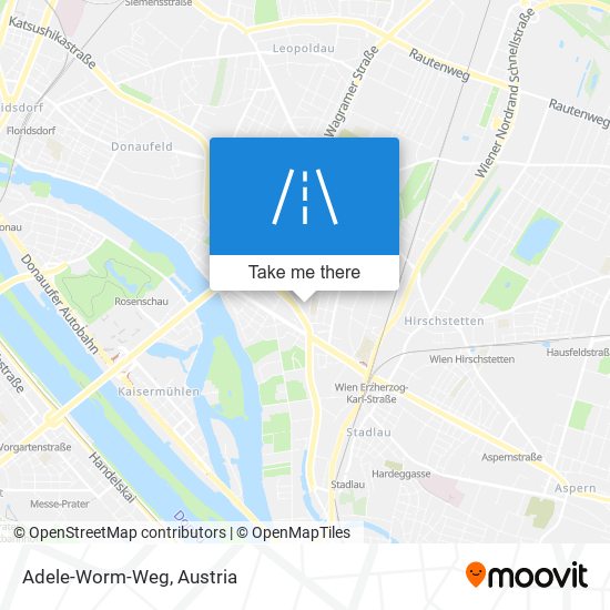 Adele-Worm-Weg map