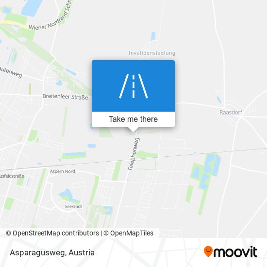 Asparagusweg map