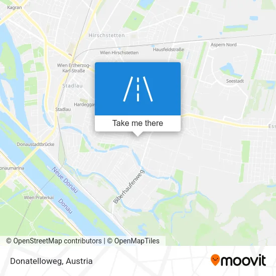Donatelloweg map