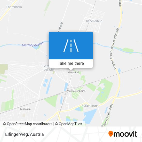 Elfingerweg map