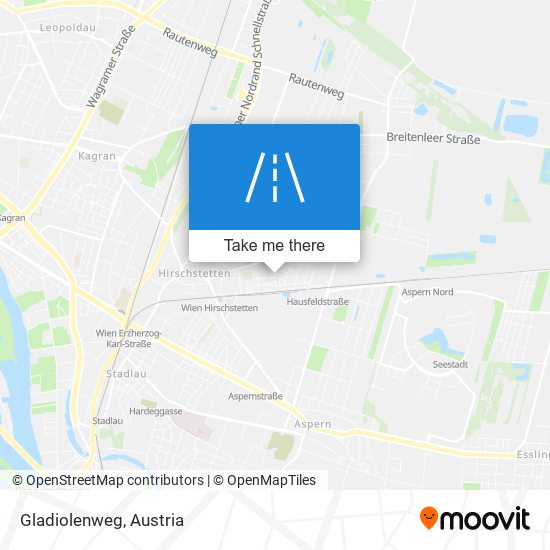 Gladiolenweg map
