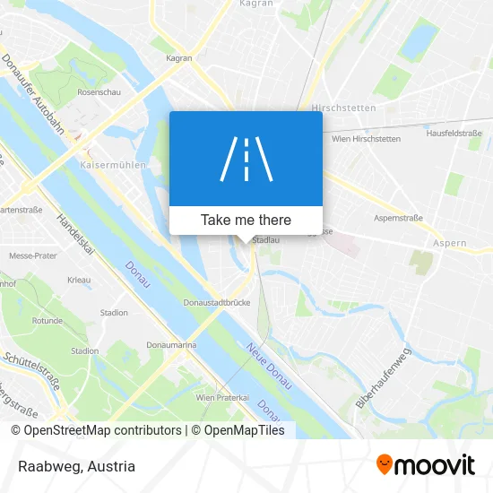 Raabweg map
