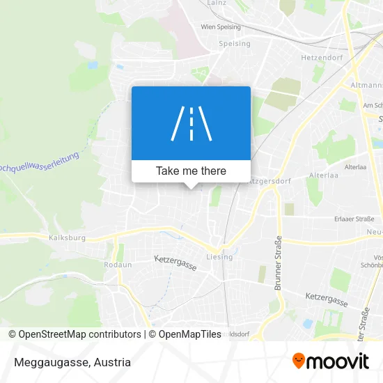 Meggaugasse map