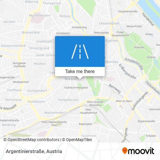 Argentinierstraße map