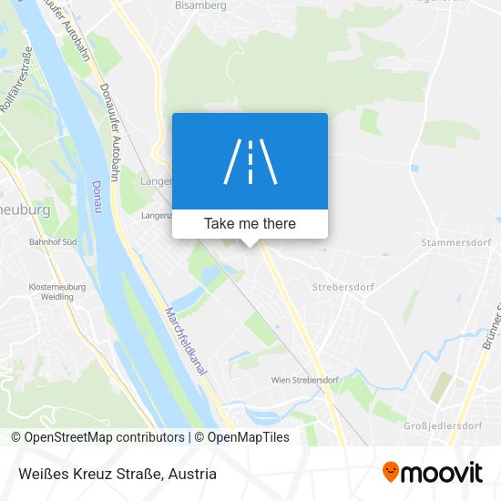 Weißes Kreuz Straße map