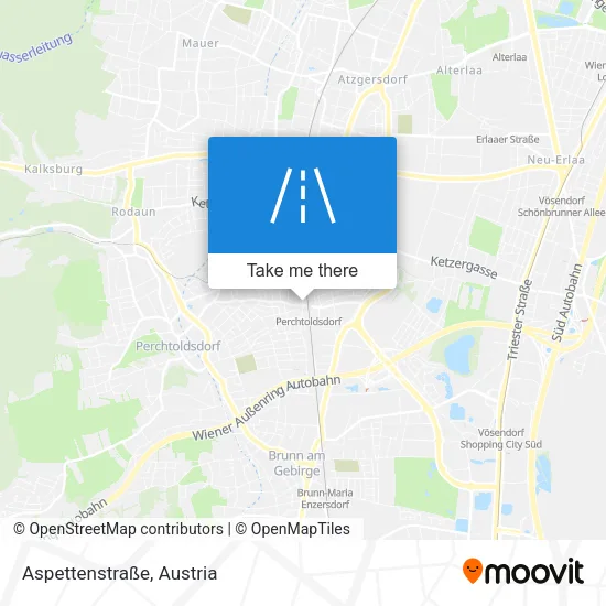 Aspettenstraße map