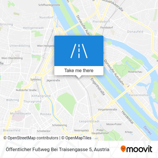 Öffentlicher Fußweg Bei Traisengasse 5 map