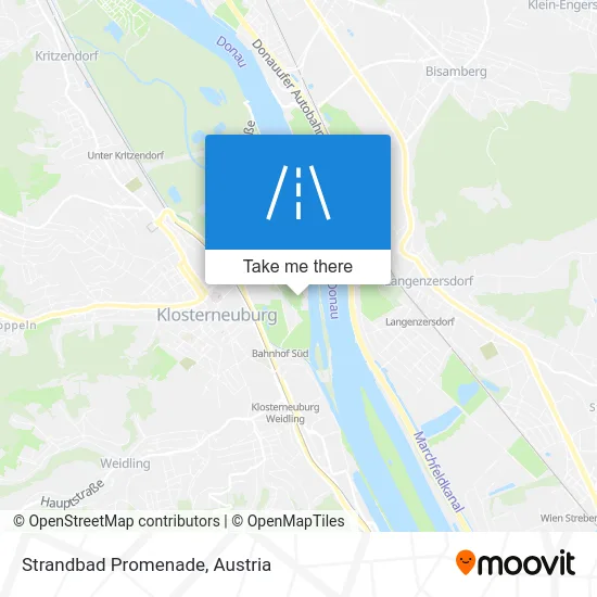Strandbad Promenade map