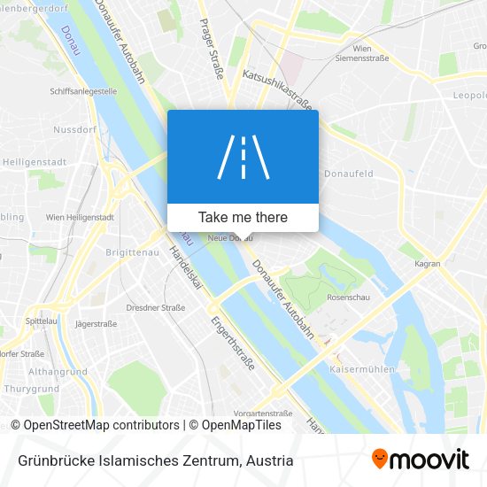 Grünbrücke Islamisches Zentrum map