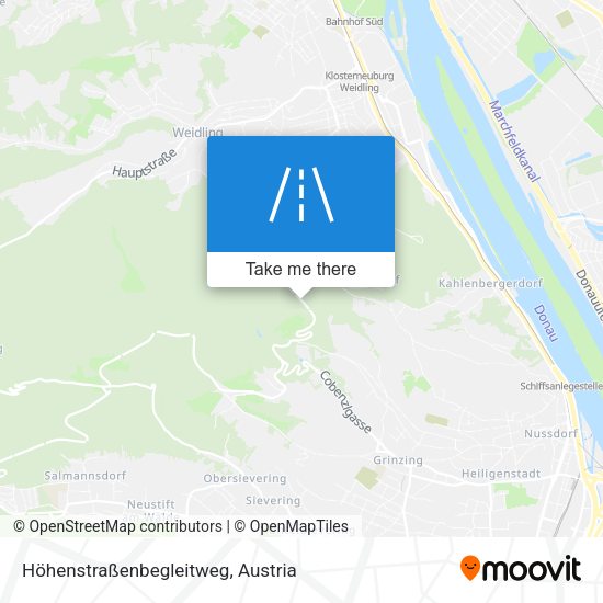 Höhenstraßenbegleitweg map