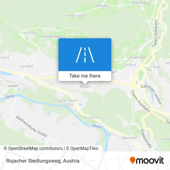 Rojacher Siedlungsweg map