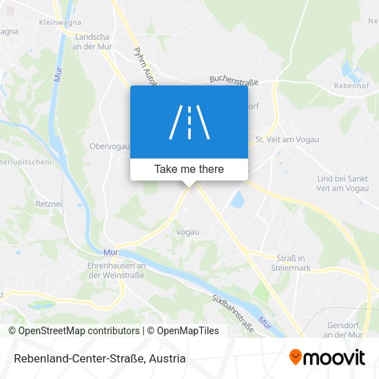 Rebenland-Center-Straße map