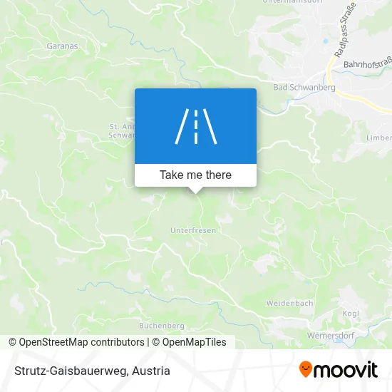 Strutz-Gaisbauerweg map
