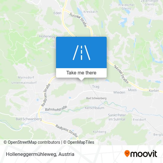 Holleneggermühleweg map