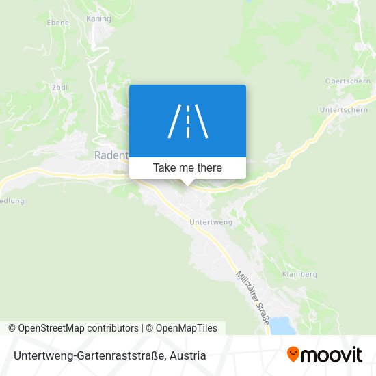 Untertweng-Gartenraststraße map