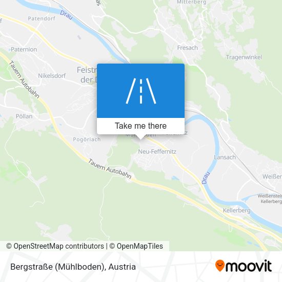 Bergstraße (Mühlboden) map