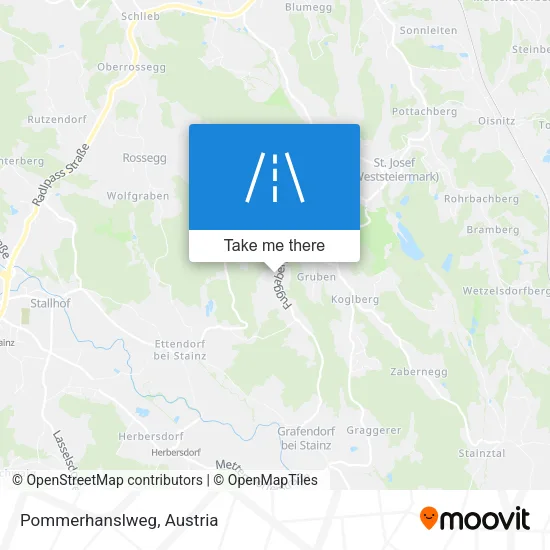 Pommerhanslweg map