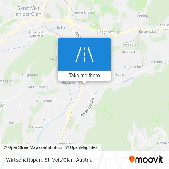 Wirtschaftspark St. Veit/Glan map