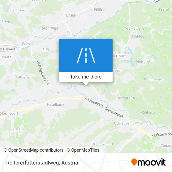 Reitererfutterstadlweg map