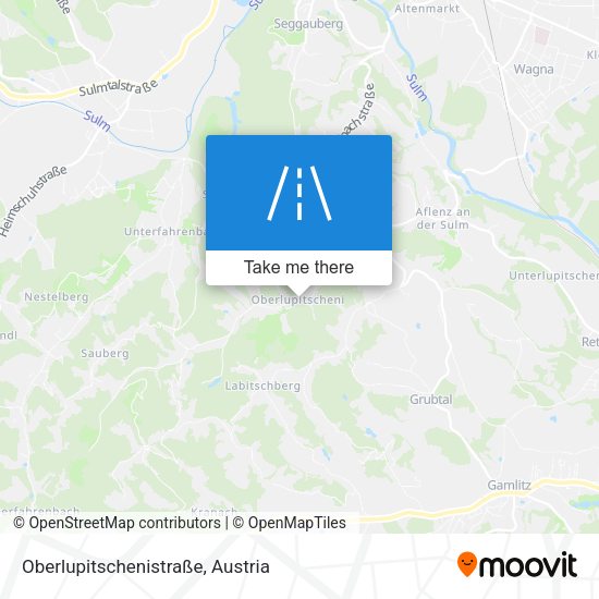 Oberlupitschenistraße map