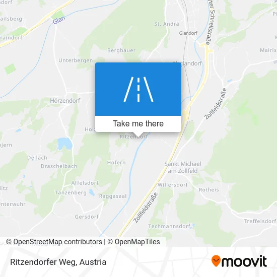 Ritzendorfer Weg map